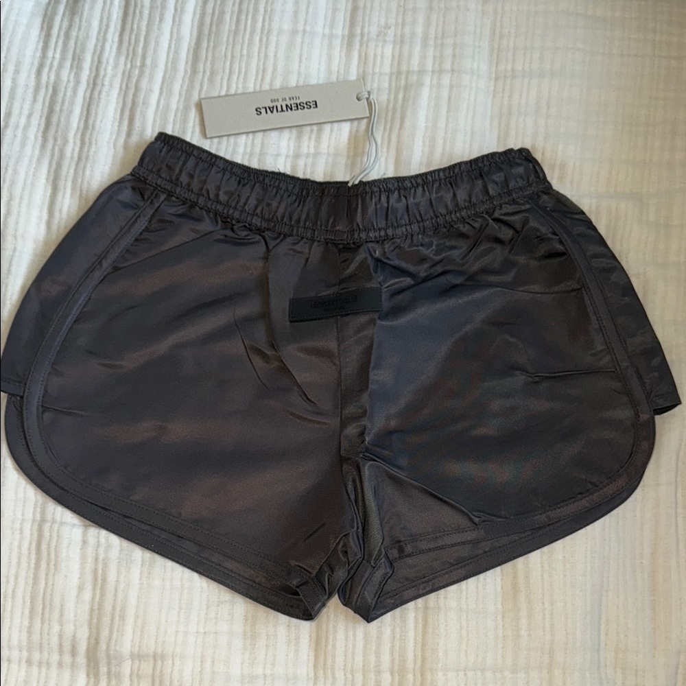 Essentials Black Athletic Shorts